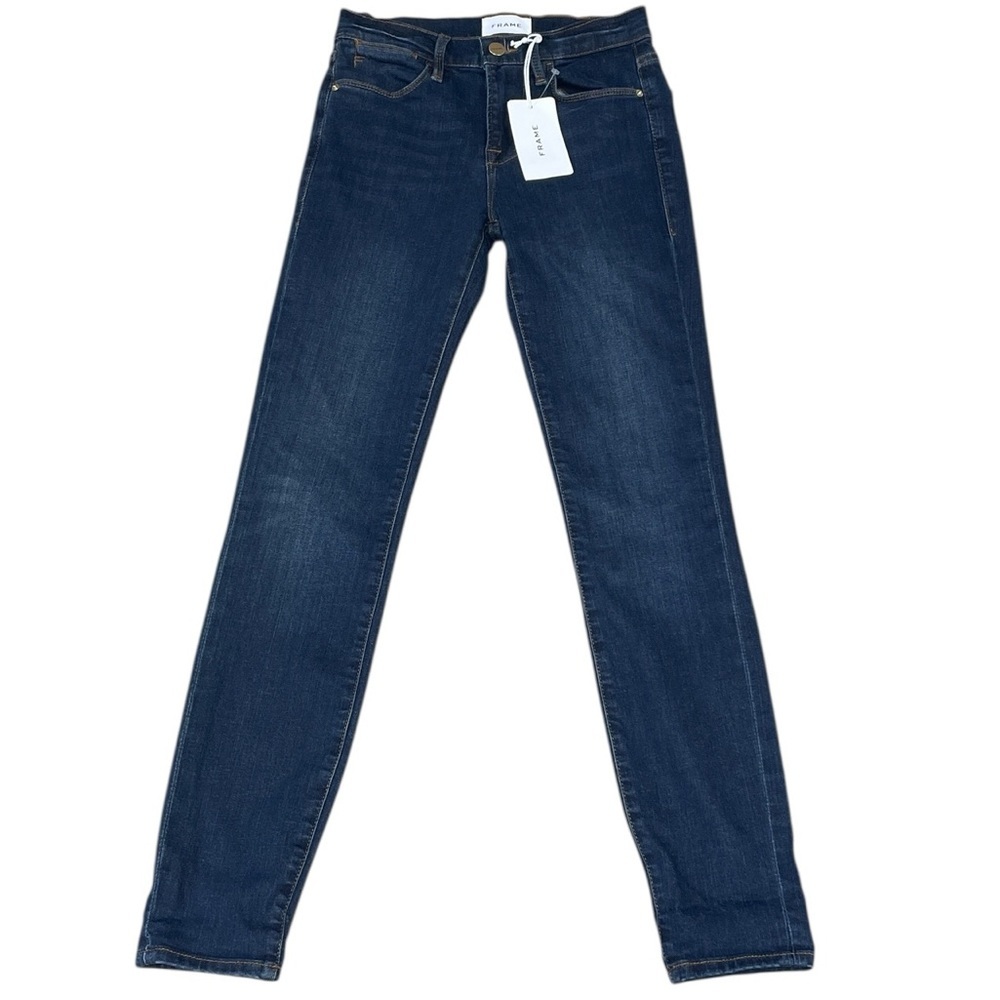 FRAME DENIM Le High Skinny NWT Size 23 Dark Blue